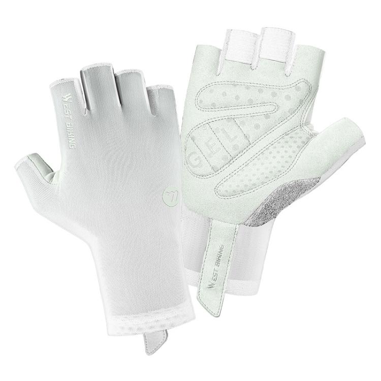 Găng tay xe đạp WEST BIKING nửa ngón, thoáng khí, giảm sốc, chống trượt, M, L, XL, XXL