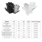 Găng tay xe đạp WEST BIKING nửa ngón, thoáng khí, giảm sốc, chống trượt, M, L, XL, XXL