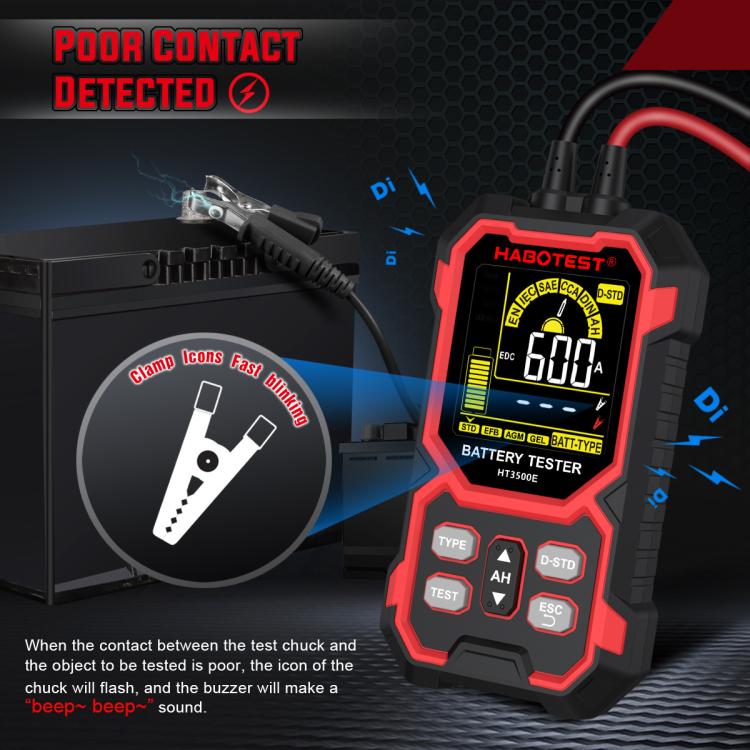 Máy kiểm tra tuổi thọ ắc quy ô tô 12/24V HABOTEST