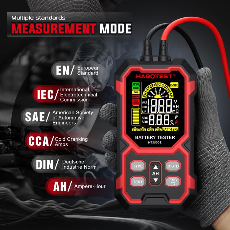 Máy kiểm tra tuổi thọ ắc quy ô tô 12/24V HABOTEST