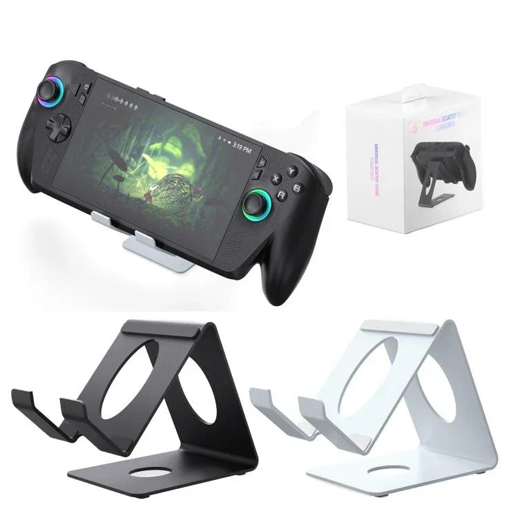 Giá đỡ kim loại đa năng JYS cho máy chơi game cầm tay tương thích với ROG Xbox Ally/X, Switch, Steam Deck & Lenovo Legion Go, màu trắng và đen