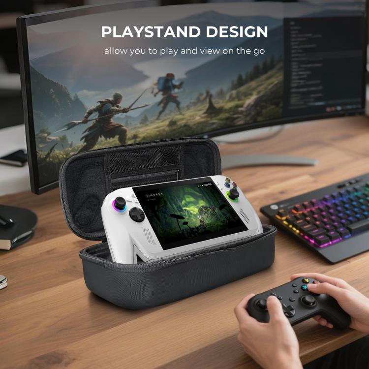 Túi đựng cứng di động JYS cho máy ROG Xbox Ally/X, màu trắng JYS-X152 và màu đen JYS-X152