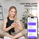 Tai Nghe Bluetooth Kẹp Không Dây Dịch AI 150 Ngôn Ngữ