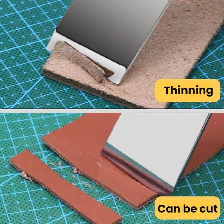 Dao tiện ích làm mỏng và cắt da DIY, dao vát, dao tròn, dao phẳng