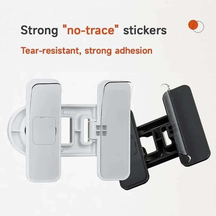 Bộ 2 khóa tủ lạnh chống trẻ em không cần khoan, khóa an toàn chống kẹp cho bé