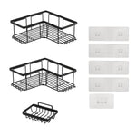 Giá đựng gel tắm phòng tắm gắn tường không cần đục lỗ