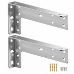 2 cái giá đỡ bàn nổi, giá đỡ bàn, giá đỡ nổi gắn tường, màu đen 222mm, đen 282mm, đen 312mm, đen 352mm, đen 432mm, thép không gỉ 222mm, thép không gỉ 282mm, thép không gỉ 312mm, thép không gỉ 352mm