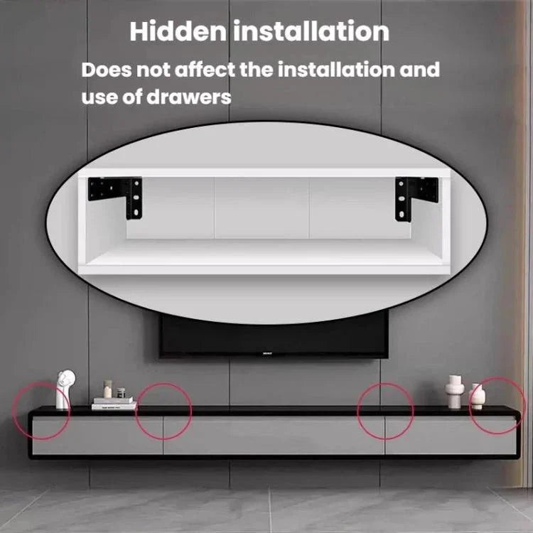 2 cái giá đỡ bàn nổi, giá đỡ bàn, giá đỡ nổi gắn tường, màu đen 222mm, đen 282mm, đen 312mm, đen 352mm, đen 432mm, thép không gỉ 222mm, thép không gỉ 282mm, thép không gỉ 312mm, thép không gỉ 352mm