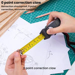 Thước dây thép tự khóa bọc TPR, thước đo Deli 79550 3m x 16mm, Deli 79551 5m x 19mm, Deli 79552 7.5m x 25mm, Deli 79553 10m x 25mm