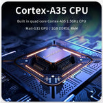 Máy chơi game cầm tay cổ điển POWKIDDY V10 màn hình IPS OCA 3.5 inch, Bộ xử lý tứ nhân Cortex-A35 1.5GHz, 64G, 128G
