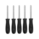 5pcs Socket Wrench Handle Extension Rod Combination Repair Tool, 1/4x150mm Chrome Plated, 1/4x150mm Zinc Plated