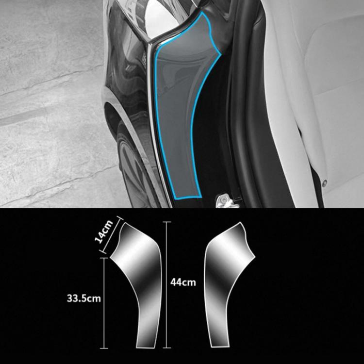 Rear Inner Door Anti-Scratch Protective Film, For Tesla Model Y Transparency, For Tesla Model Y Black, For Tesla Model 3 Transparency, For Tesla Model 3 Black, For Tesla Model Y L Transparency, For Tesla Model Y L Black