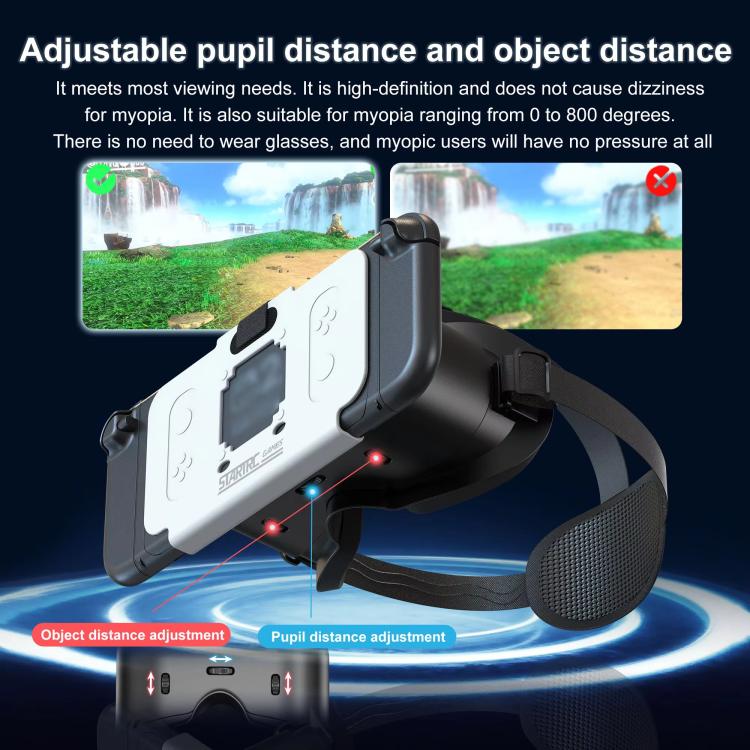 Kính VR STARTRC GAMES Elite nâng cấp cho Nintendo Switch 2, phụ kiện tai nghe game console HD 3D