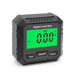 Thước đo góc kỹ thuật số có đế nam châm & màn hình LCD, thước đo góc mini chuyên nghiệp, máy đo độ dốc VA107