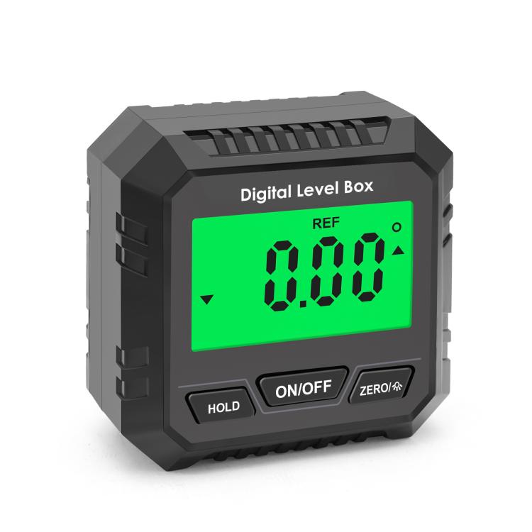 Thước đo góc kỹ thuật số có đế nam châm & màn hình LCD, thước đo góc mini chuyên nghiệp, máy đo độ dốc VA107