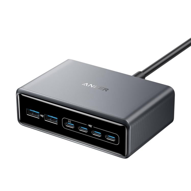 Đế sạc để bàn 200W Gallium Nitride Prime 4 Type-C + 2 USB 6 cổng, phích cắm Mỹ, A2683