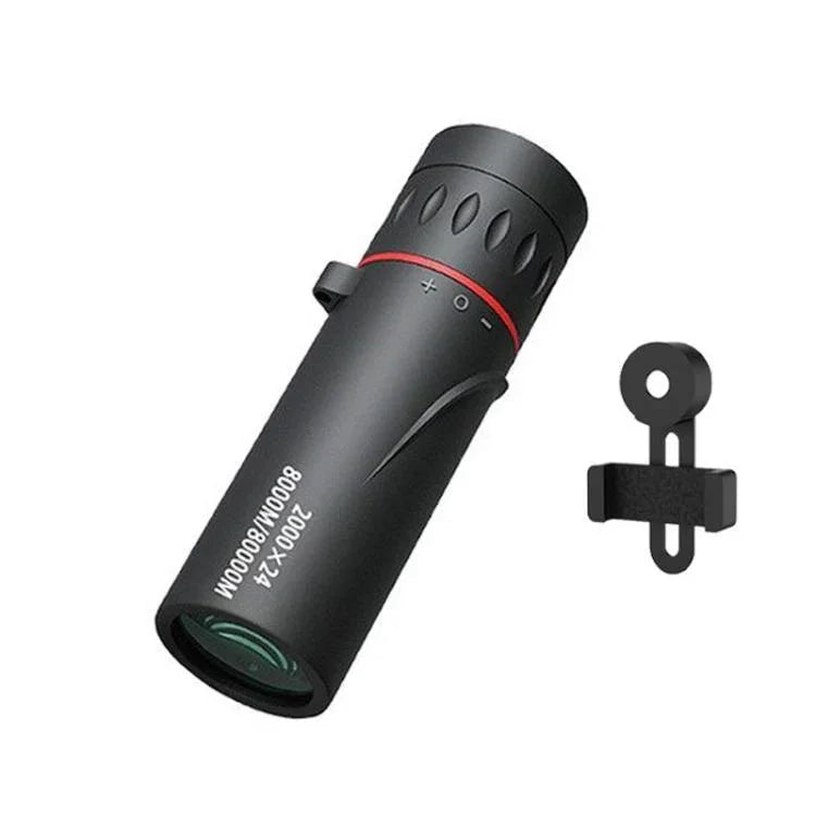 Ống nhòm ngoài trời 8x HD nhìn ban đêm ánh sáng yếu có giá đỡ điện thoại, đơn, có giá đỡ điện thoại + chân máy