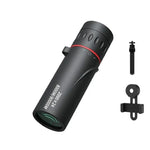 Ống nhòm ngoài trời 8x HD nhìn ban đêm ánh sáng yếu có giá đỡ điện thoại, đơn, có giá đỡ điện thoại + chân máy