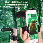 Ống nhòm ngoài trời 8x HD nhìn ban đêm ánh sáng yếu có giá đỡ điện thoại, đơn, có giá đỡ điện thoại + chân máy
