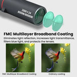 Ống nhòm ngoài trời 8x HD nhìn ban đêm ánh sáng yếu có giá đỡ điện thoại, đơn, có giá đỡ điện thoại + chân máy