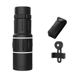Ống nhòm 16x52 ngoài trời nhìn ban đêm ánh sáng yếu chụp ảnh điện thoại, đơn + túi, có túi + giá đỡ điện thoại, có túi + giá đỡ điện thoại + chân máy