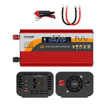 12V / 24V To 220V Pure Sine Wave Inverter Universal Car Power Converter, 800W Black, 1400W Black, 2000W Black, 3000W Black, 3600W Black, 4000W Black, 800W Red, 1400W Red, 2000W Red, 3000W Red
