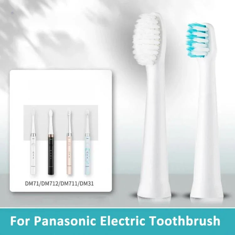 Đầu bàn chải thay thế cho bàn chải điện Panasonic mẫu EW-DM71/EW-DM711/EW-DM712/EW-PDM7B/EW-DM31 & nhiều hơn, 2 cái WEW0971, 2 cái WEW0972