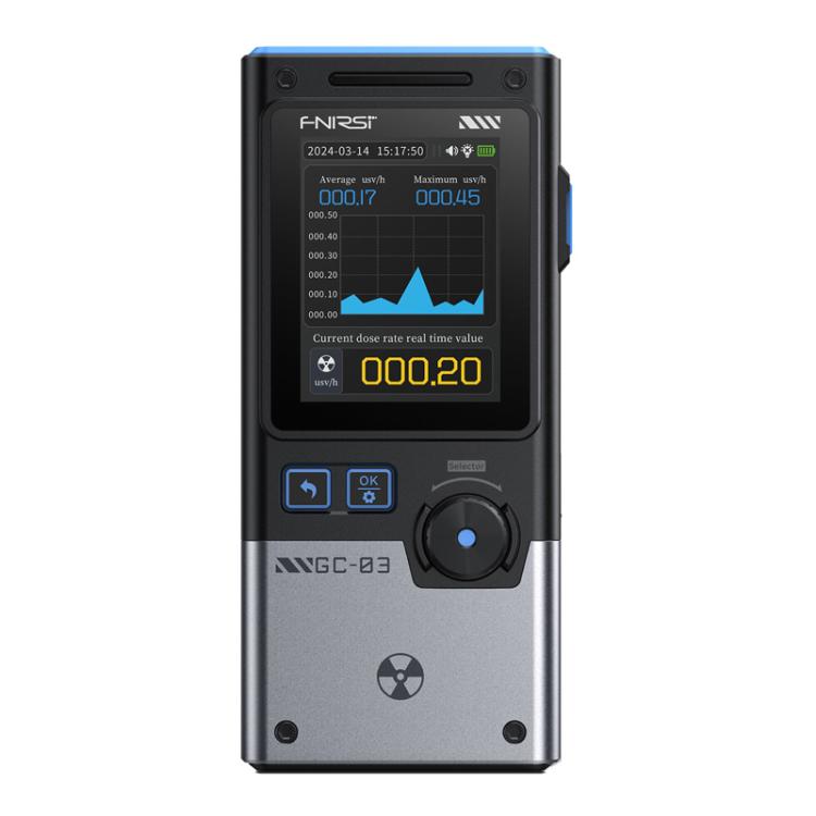 Máy phát hiện bức xạ hạt nhân điện từ 3 trong 1 FNIRSI GC-03 dùng cho môi trường hải sản