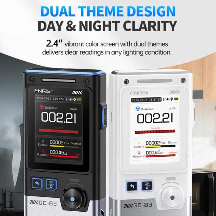 Máy phát hiện bức xạ hạt nhân điện từ 3 trong 1 FNIRSI GC-03 dùng cho môi trường hải sản