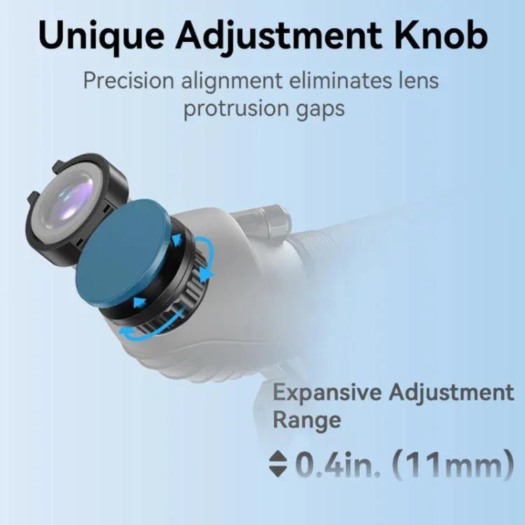 APEXEL APL-F006 Magnetic Quick-Release Phone Adapter for Telescope, Microscope, Binoculars & Spotting Scopes, 45-55mm, 36-46mm