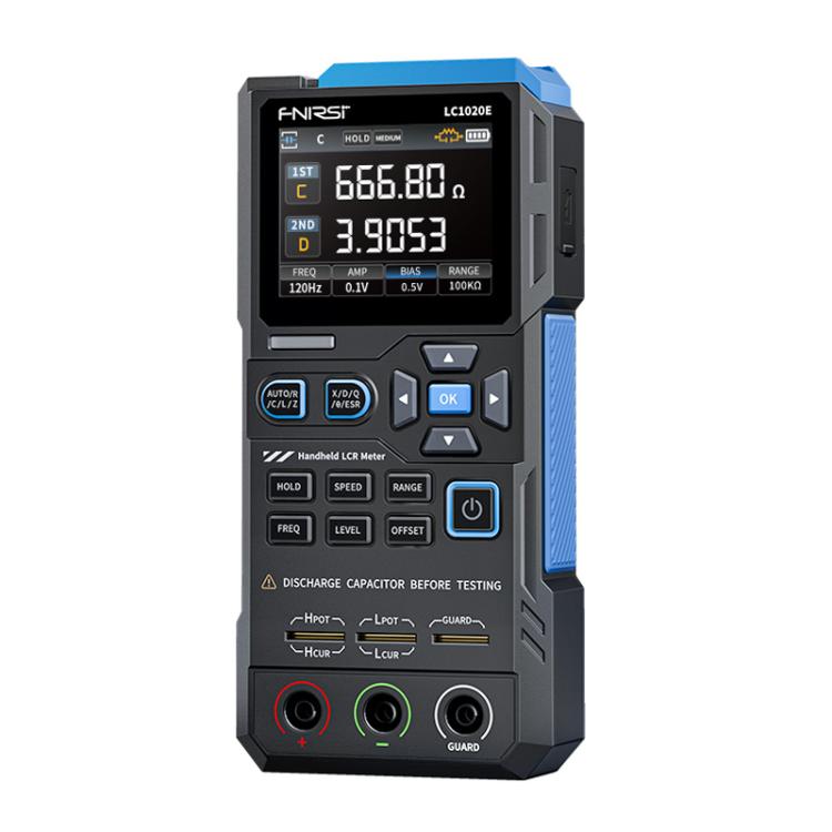 Máy đo cầu kỹ thuật số cầm tay đo điện dung, điện trở, cảm kháng FNIRSI LC1020E