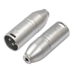 Vỏ kim loại cáp chuyển đổi âm thanh 3.5mm cái 1/8 TRS sang Carnott đực XLR đực