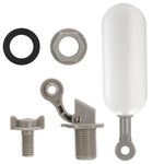 Van phao nhựa mini cho bể cá/máy tạo ẩm/bể nước nhỏ, 1/2 Inch/20mm Đen, 1/2 Inch/20mm Xám, 1/2 Inch/20mm có khóa điều chỉnh, 3/4 Inch/25mm Đen, 3/4 Inch/25mm Xám