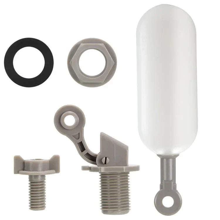 Van phao nhựa mini cho bể cá/máy tạo ẩm/bể nước nhỏ, 1/2 Inch/20mm Đen, 1/2 Inch/20mm Xám, 1/2 Inch/20mm có khóa điều chỉnh, 3/4 Inch/25mm Đen, 3/4 Inch/25mm Xám