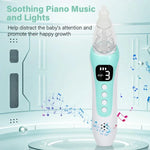 Máy hút mũi điện cho bé với 3 đầu silicone đạt chuẩn thực phẩm, nhạc piano nhẹ nhàng và đèn LED mềm mại