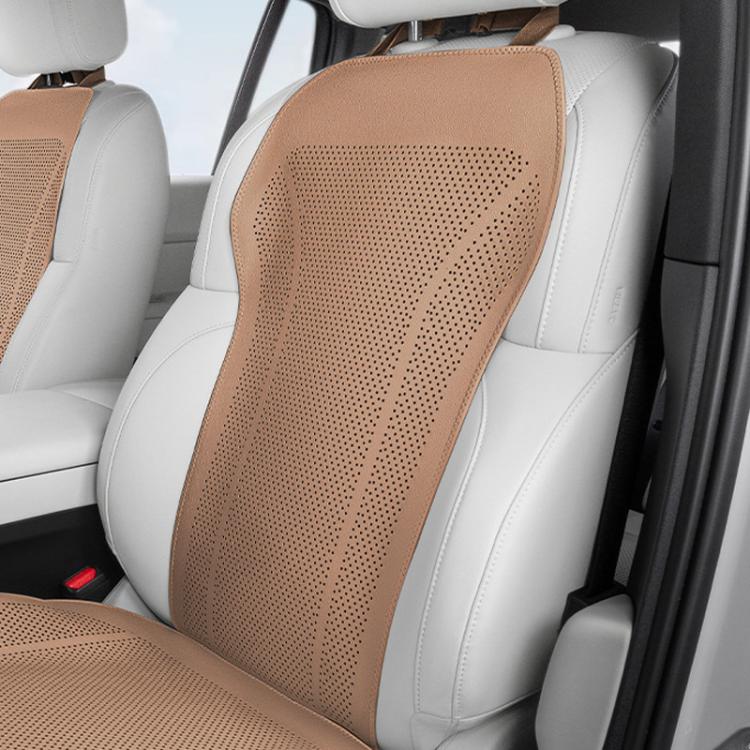Ventilated Perforated Breathable Car Seat Cushion Universal Back Seat Cover For 5-Seater Cars, Front Seat Cushion Black, Front Seat Cushion Red, Front Seat Cushion Brown, Backrest Cushion Black, Backrest Cushion Red, Backrest Cushion Brown             ...