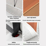 Ventilated Perforated Breathable Car Seat Cushion Universal Back Seat Cover For 5-Seater Cars, Front Seat Cushion Black, Front Seat Cushion Red, Front Seat Cushion Brown, Backrest Cushion Black, Backrest Cushion Red, Backrest Cushion Brown             ...