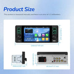 Máy nghe nhạc MP5 phổ thông 5.1 inch màn hình ngang một chỗ ngồi, tích hợp chức năng CarPlay không dây, máy tiêu chuẩn, tiêu chuẩn + 12 đèn camera