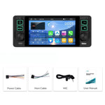 Máy nghe nhạc MP5 phổ thông 5.1 inch màn hình ngang một chỗ ngồi, tích hợp chức năng CarPlay không dây, máy tiêu chuẩn, tiêu chuẩn + 12 đèn camera
