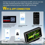Camera ô tô 5 inch 1080P với màn hình HUD WiFi, DVR ô tô L5965