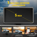 Camera ô tô 5 inch 1080P với màn hình HUD WiFi, DVR ô tô L5965