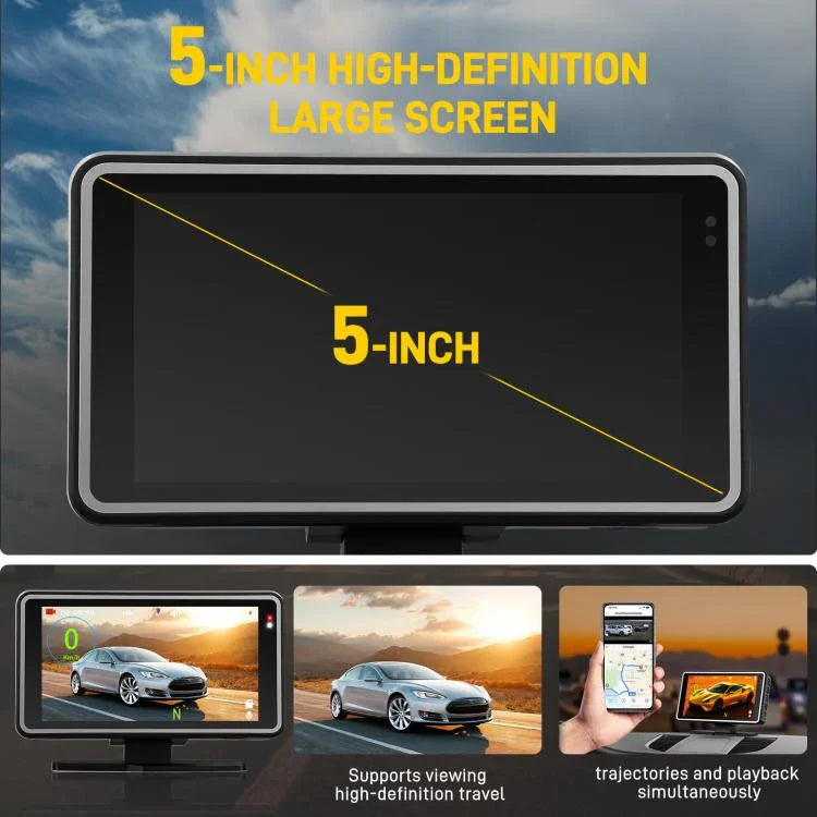Camera ô tô 5 inch 1080P với màn hình HUD WiFi, DVR ô tô L5965