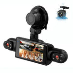 Camera hành trình ô tô 3 inch 1080P với bốn ống kính, camera trong xe 480P trái phải sau, L5972