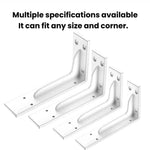 2 cái giá đỡ tam giác gắn tường, giá đỡ sắt góc vuông, màu đen 14.5cm, đen 19cm, đen 24cm, đen 29.2cm, đen 34.3cm, đen 39.2cm, đen 44.3cm, trắng 14.5cm, trắng 19cm, trắng 24cm, trắng 29.2cm, trắng 34.3cm, trắng 39.2cm, trắng 44.3cm