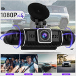 Camera DVR ô tô 3 inch 2K WiFi ghi hình bốn kênh, máy ghi hình ô tô HD với cảm biến trọng lực 1080P, L5942