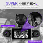 Camera DVR ô tô 3 inch 2K WiFi ghi hình bốn kênh, máy ghi hình ô tô HD với cảm biến trọng lực 1080P, L5942