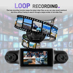 Camera DVR ô tô 3 inch 2K WiFi ghi hình bốn kênh, máy ghi hình ô tô HD với cảm biến trọng lực 1080P, L5942