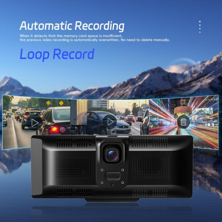 Máy ghi hình xe 4K HD, định vị xe, Carplay, màn hình trung tâm xe, A4473