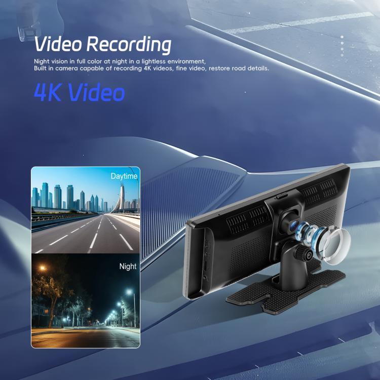 Máy ghi hình xe 4K HD, định vị xe, Carplay, màn hình trung tâm xe, A4473