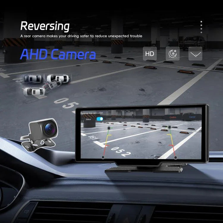 Máy ghi hình xe 4K HD, định vị xe, Carplay, màn hình trung tâm xe, A4473